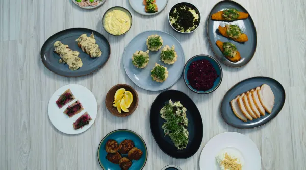 Årets jule-catering menu