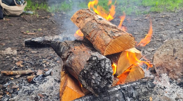 Argentinian menu over open fire