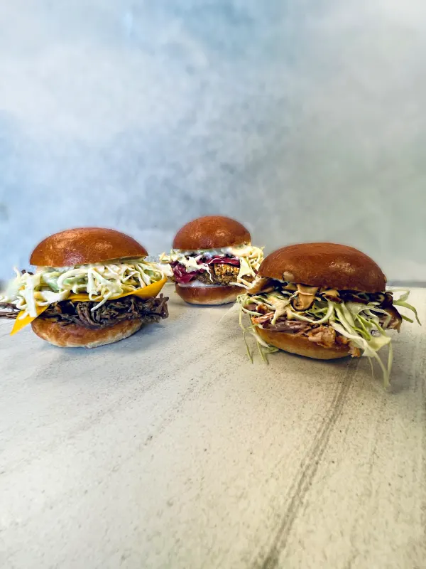 Sliders as catering, suitable for large events