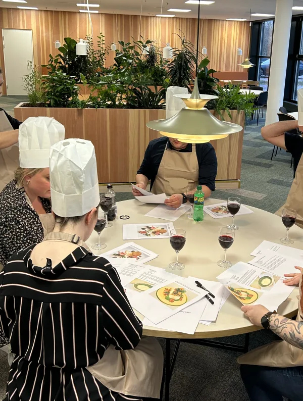 Madkursus/Teambuilding - et alternativ til den klassiske 3-retters.