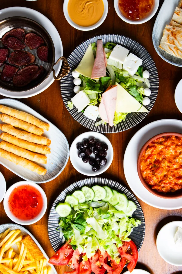 Sommerbuffet til fest og bryllup