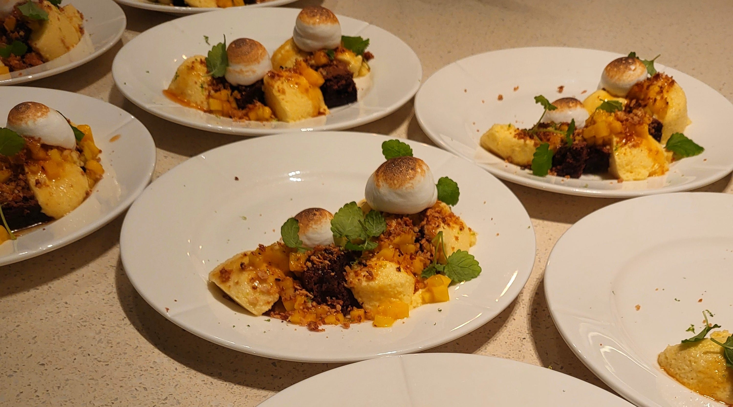 Asiatic inspired 4-course menu
