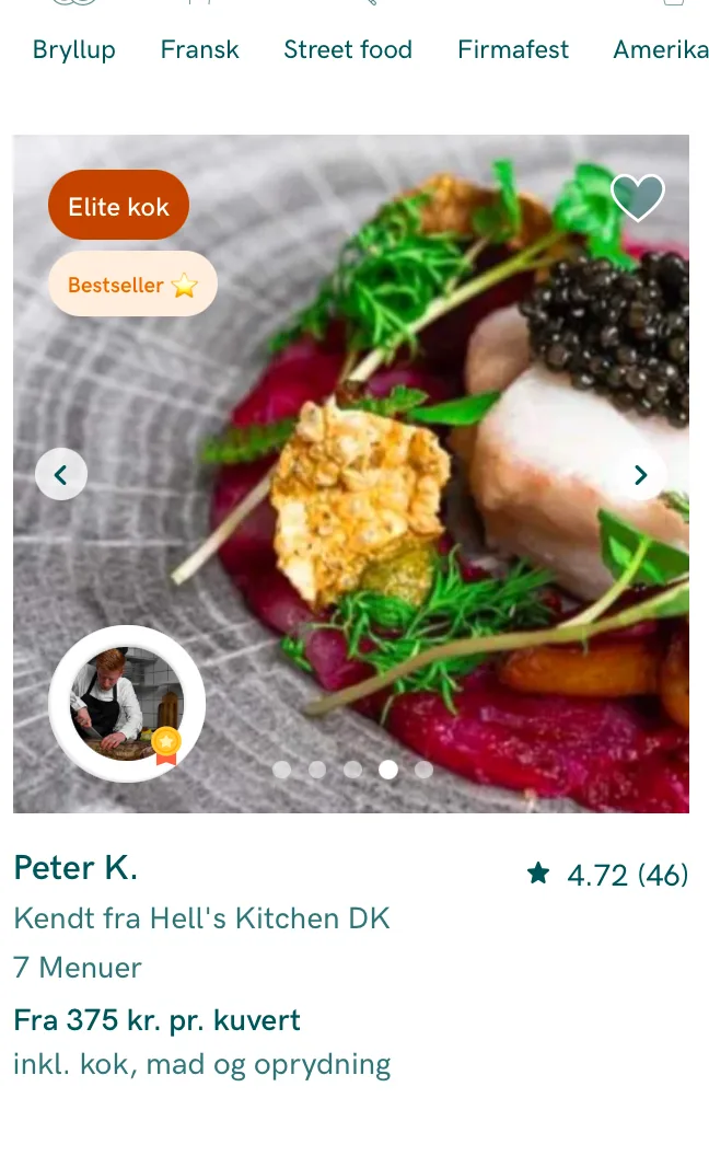 The big gourmet evening