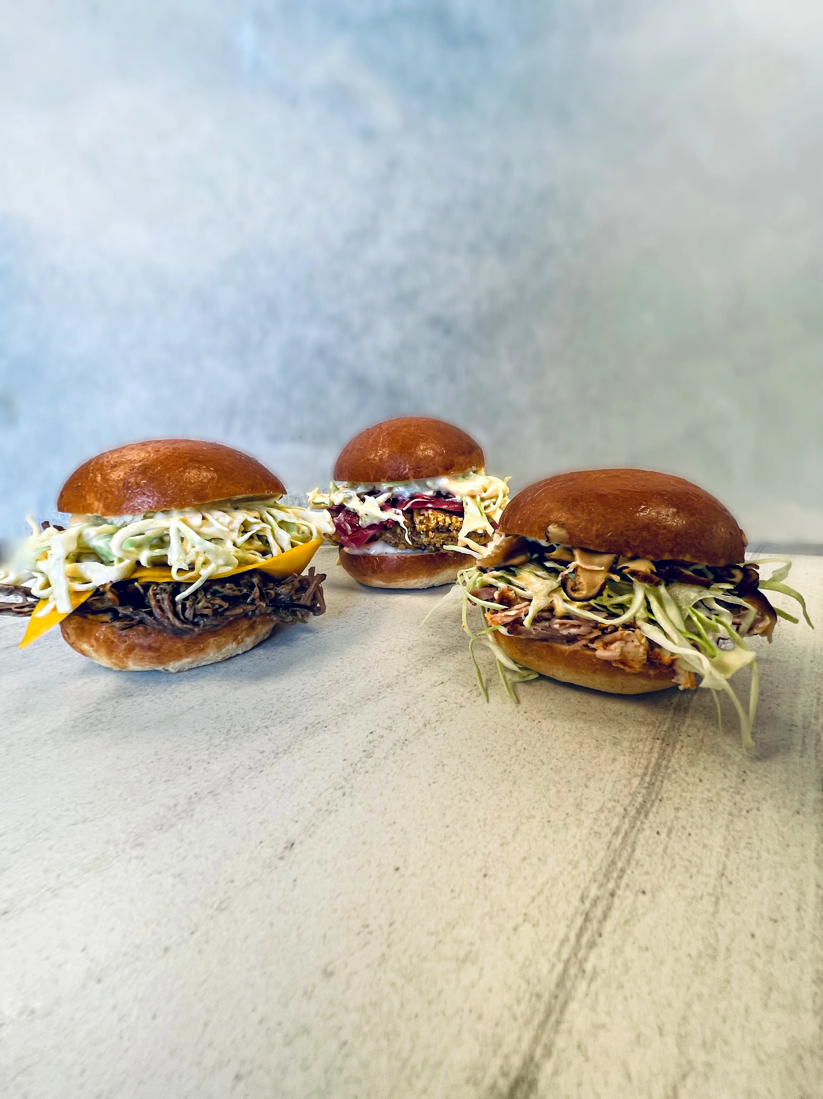 Sliders as catering, suitable for large events