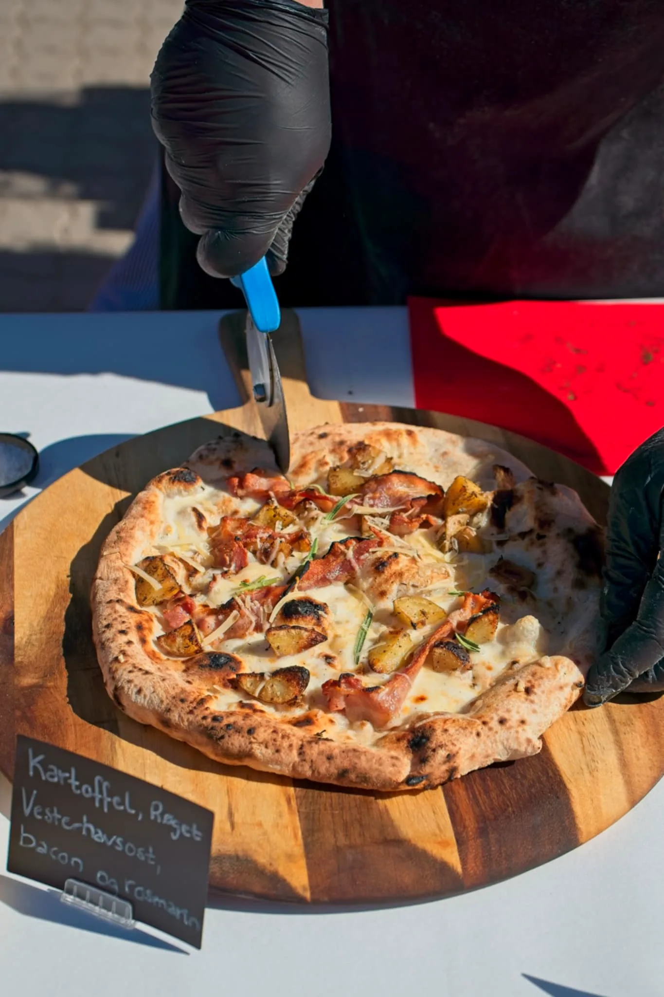 Pizza menu