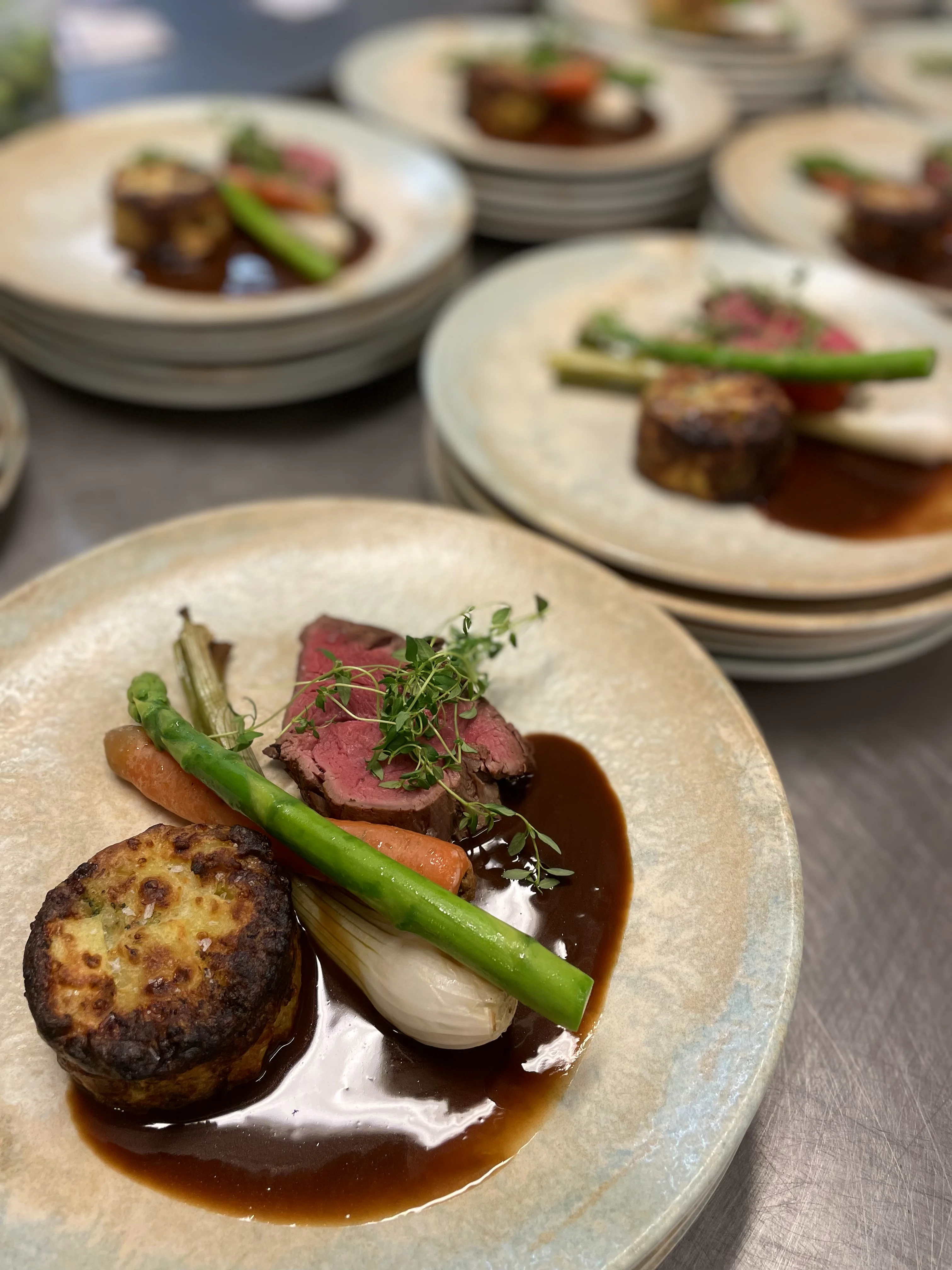 3 course wedding menu