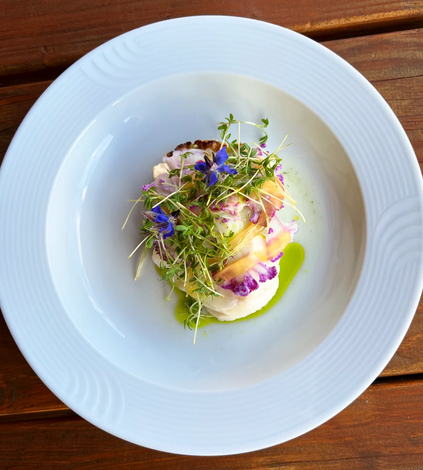 5 retters sæsonmenu - en gastronomisk helaftensforestilling (august-september)