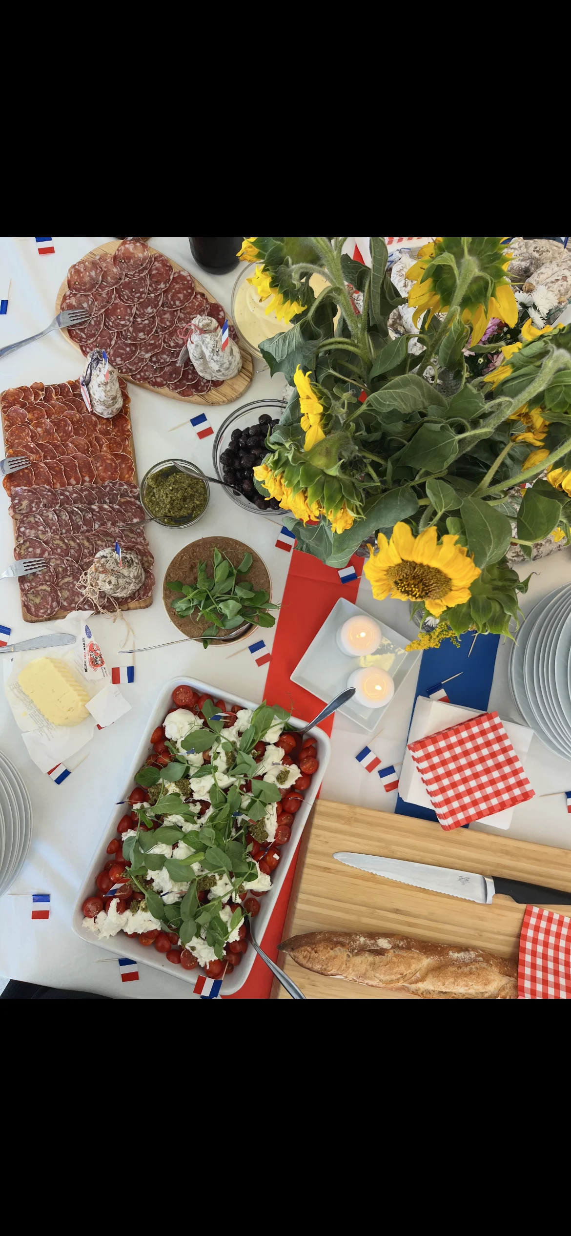 French charcuterie – a selection of French
