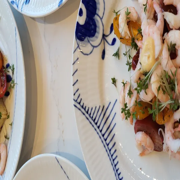 Gourmetmenu bestående af 8 serveringer