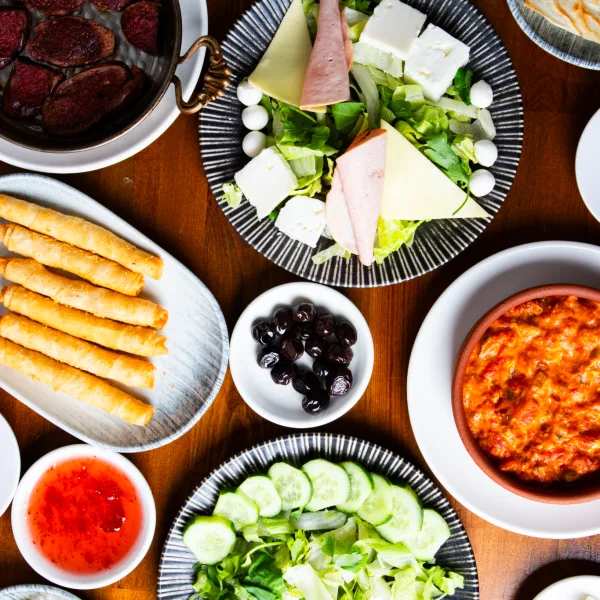 Sommerbuffet til fest og bryllup