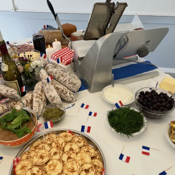 French charcuterie – a selection of French