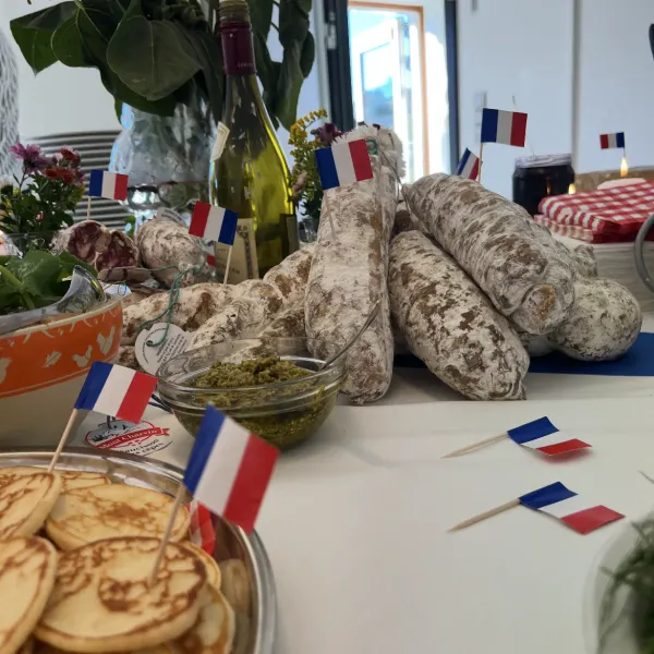 French charcuterie – a selection of French