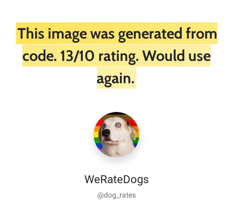 Image generated with JavaScript. Convert HTML to an image using JavaScript.