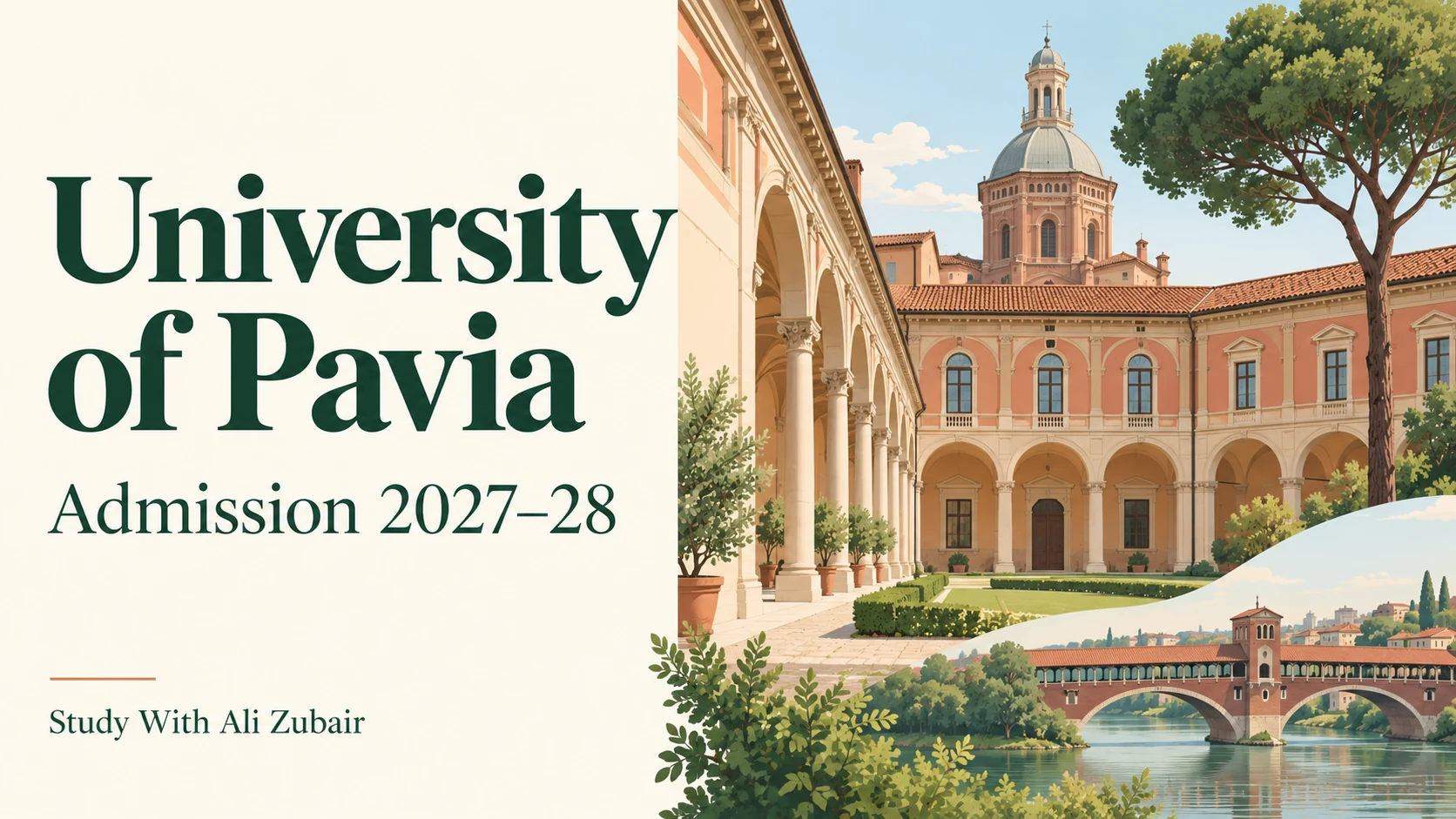 University of Pavia Admission 2027–28: Requirements, Fees and Scholarships