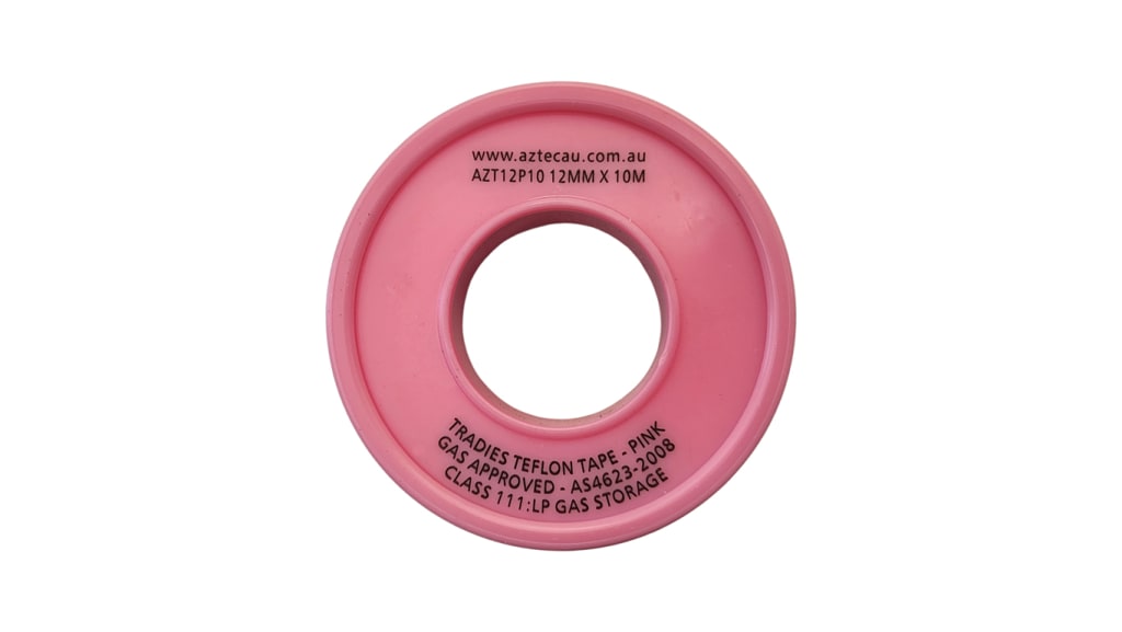 Teflon Tape Pink 12mm x 10m