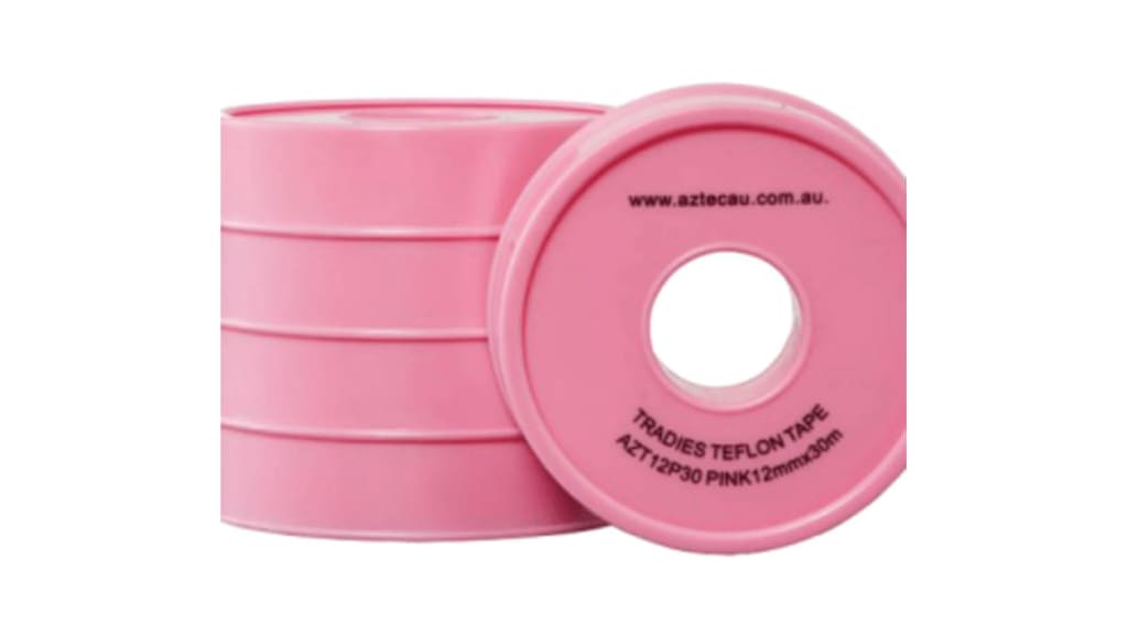 Teflon Tape Pink Master 12x30m