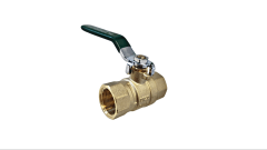 Ball Valve F+F Green Handle Dual Approved 15mm