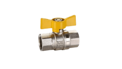 Ball Valve Gas Butterfly Handle F x F 20mm