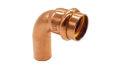 Copper Press Gas Elbow M+F 90°