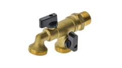 Hose Cock Double Outlet Male 15mm