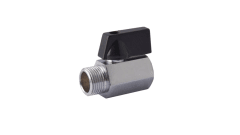 Ball Valve Mini Chrome M x F 15mm