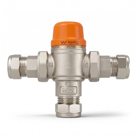 Reflex Standard Tempering Valve Red Cap