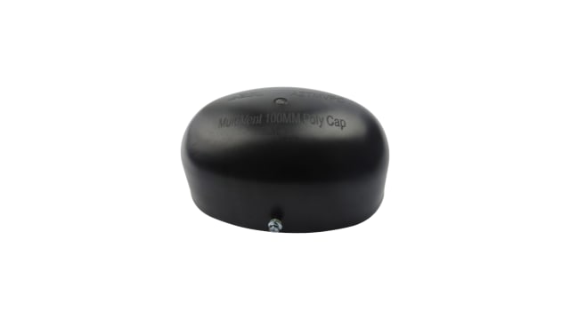 Multi Vent 100mm Black (Mushroom)