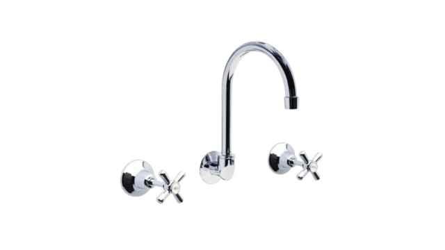 Easy Clean Wall Sink Set Anti Vandal C/P