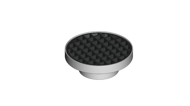 S/Water Finishing Collar & Grate 100/90mm