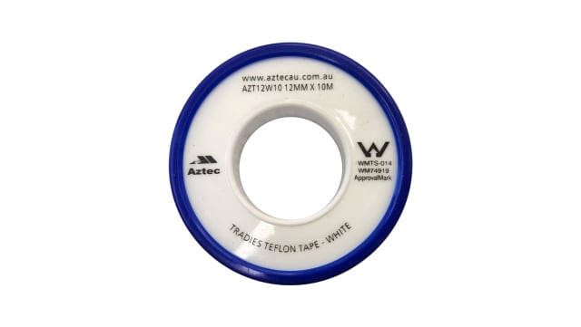 Teflon Tape White 12mm x 10m