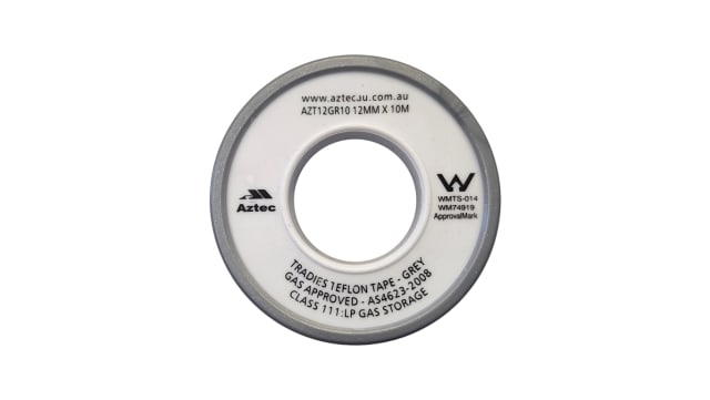 Teflon Tape Grey 12mm x 10m
