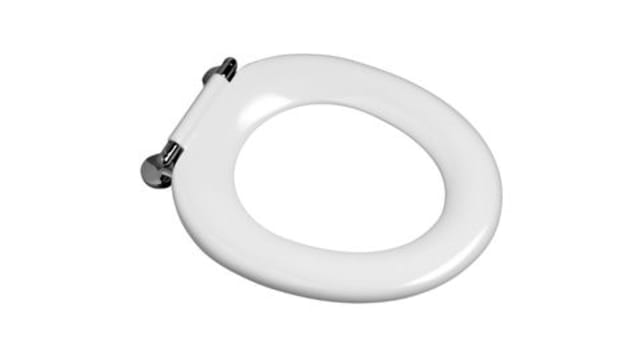 Caroma Pedigree II Single Flap Care Seat with GermGard - White (320030W)