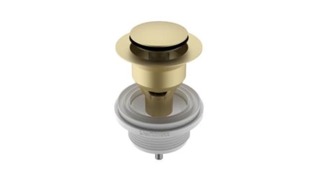 Caroma Plug & Waste Pop Up 40mm Brushed Brass (687329BB)