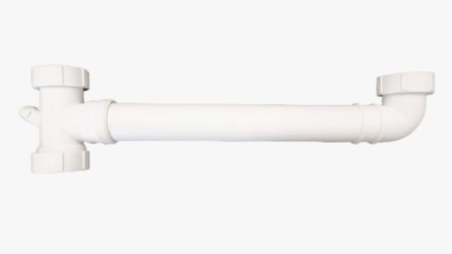 ACP Double Bowl Connector 50mm x 450mm (Pre-Drilled & Capped)