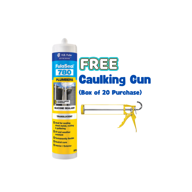 Silicone 780 Roof & Gutter Translucent HB Fuller 300g (Box of 20)