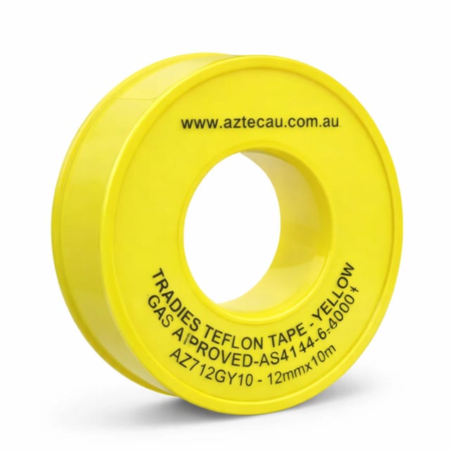 Teflon Tape Yellow 12mm x 10m