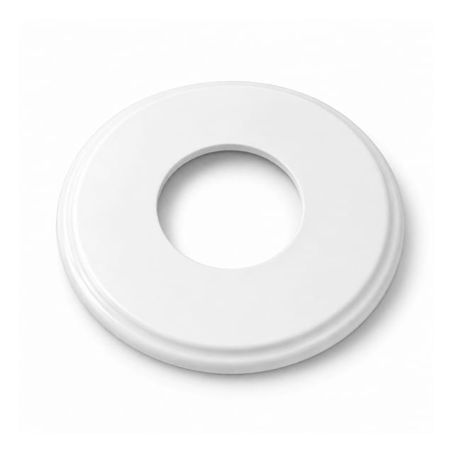Cover Plate White Metal Suits PVC