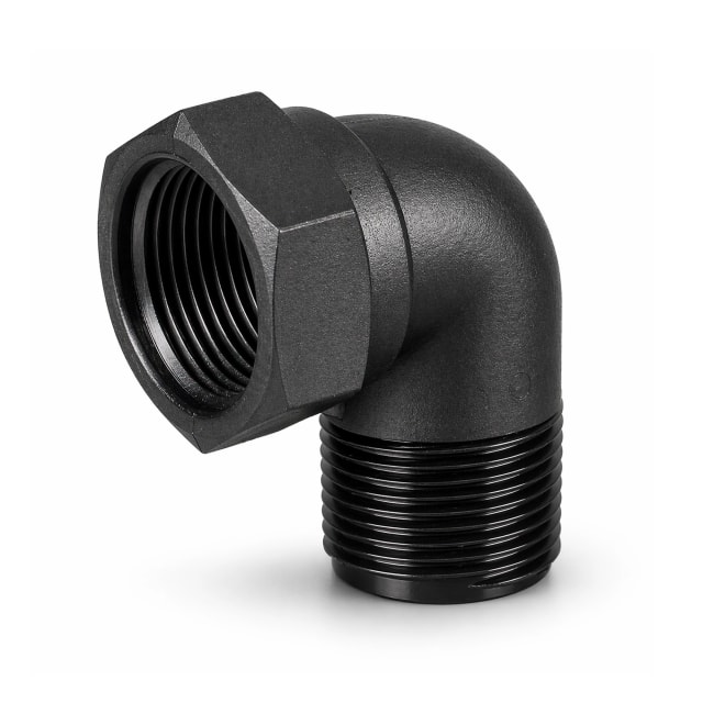 Poly Elbow Threaded 20mm M+F