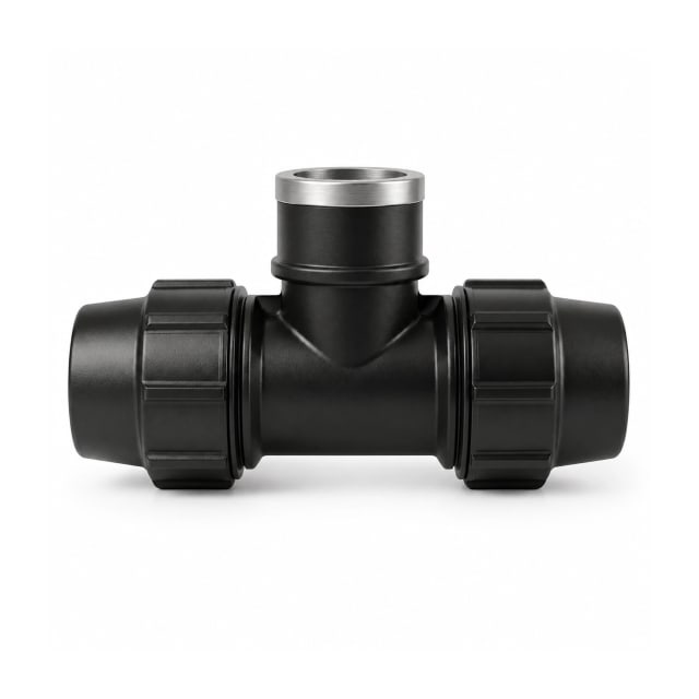 Plasson Metric Female Centre Tee 40-1"-40