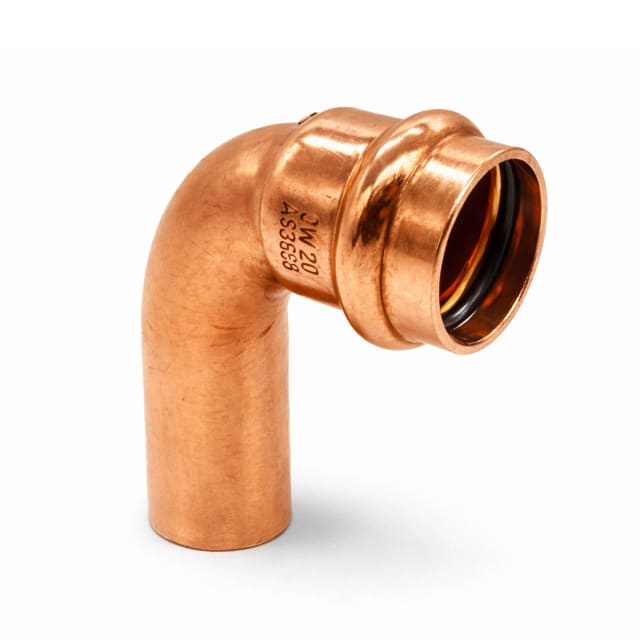 Copper Press Water Elbow 90° M/F