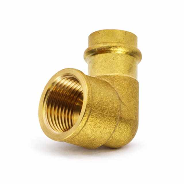 Copper Press Gas Elbow FI