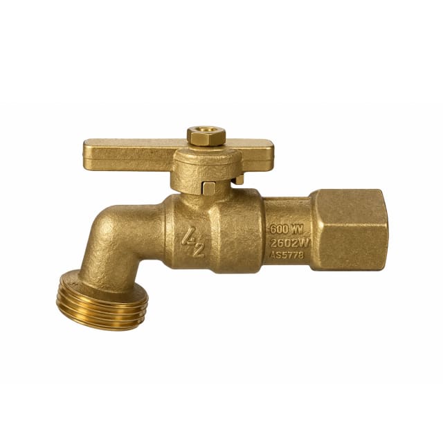 Hose Cock Lever Handle 1/4 Turn FI