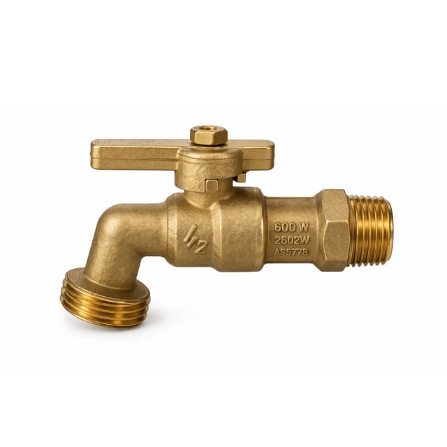 Hose Cock Lever Handle 1/4 Turn MI