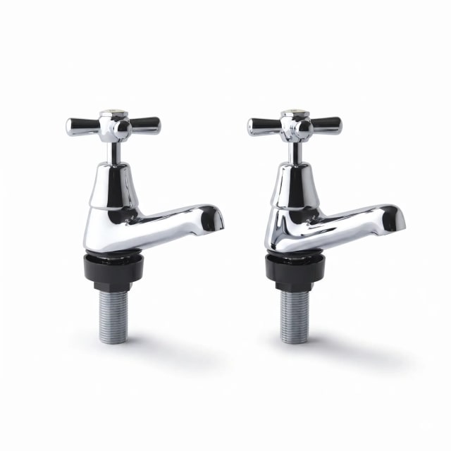 Easy Clean Pillar Tap Set A/Vandal C/P (Pair)