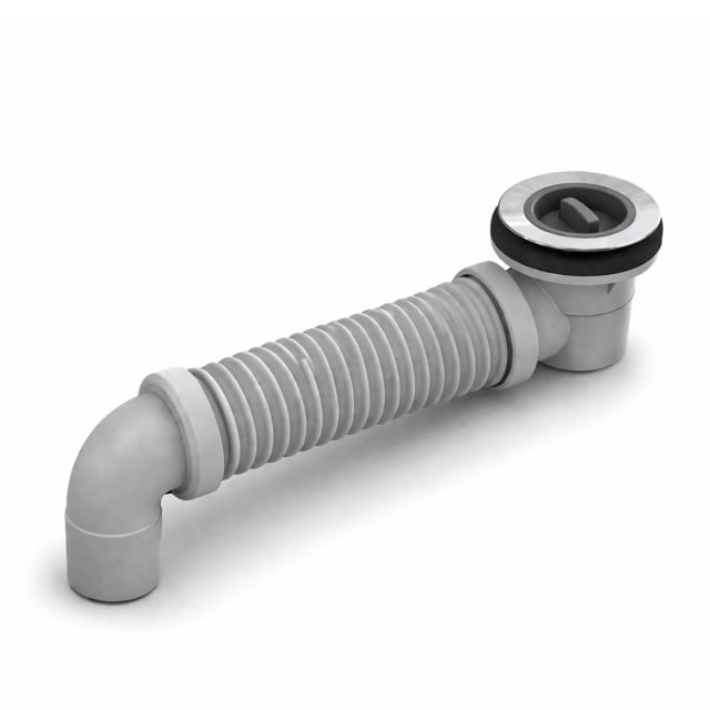 Flexidinger Bath Brass/Chrome 40mm x 350mm