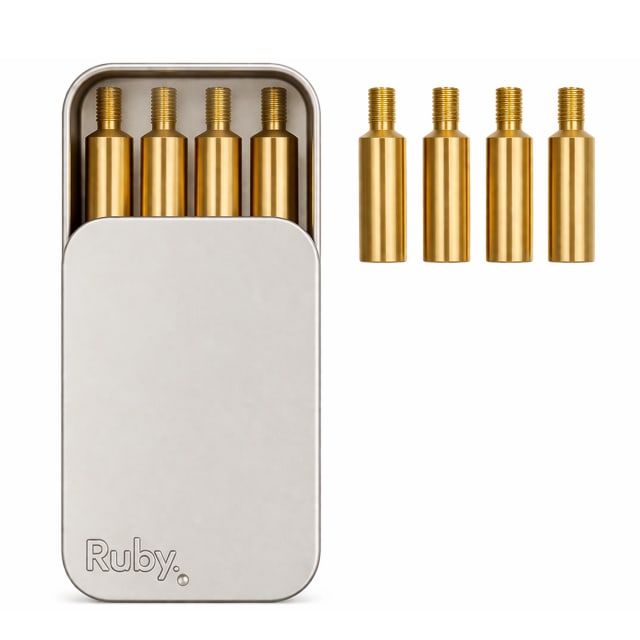 Extension Shaft Brass 25mm M6 thread 4PK