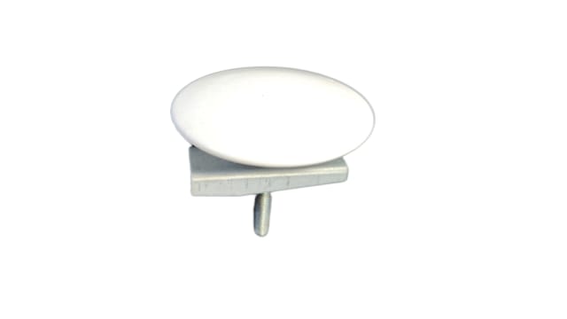 Cover Plate Basin Button White