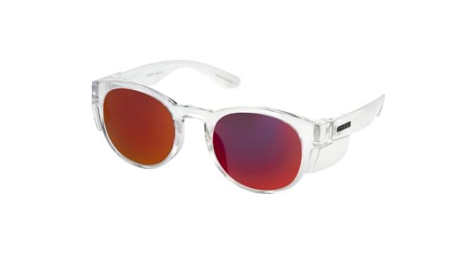 Carve Safety Glasses Chippy Crystal Clear Grey Red Polarized Irid