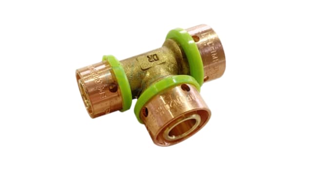 EPS Crimp Lead Free Dual Reducing Tee