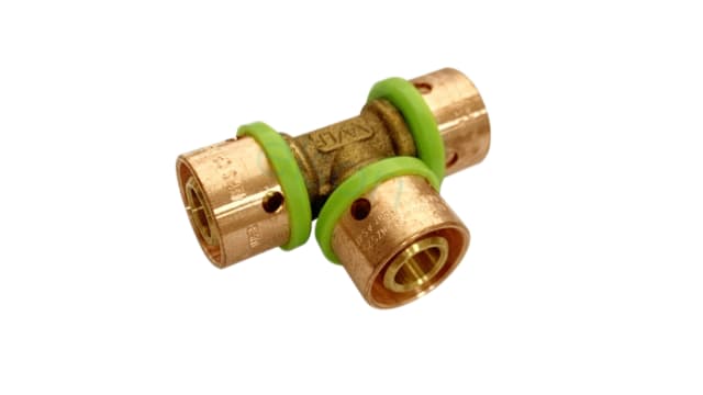 EPS Crimp Lead Free Dual Equal Tee